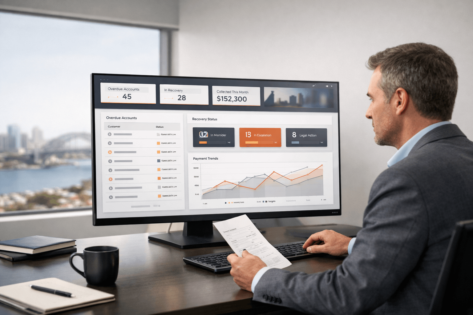 IRS Group Collect dashboard interface preview